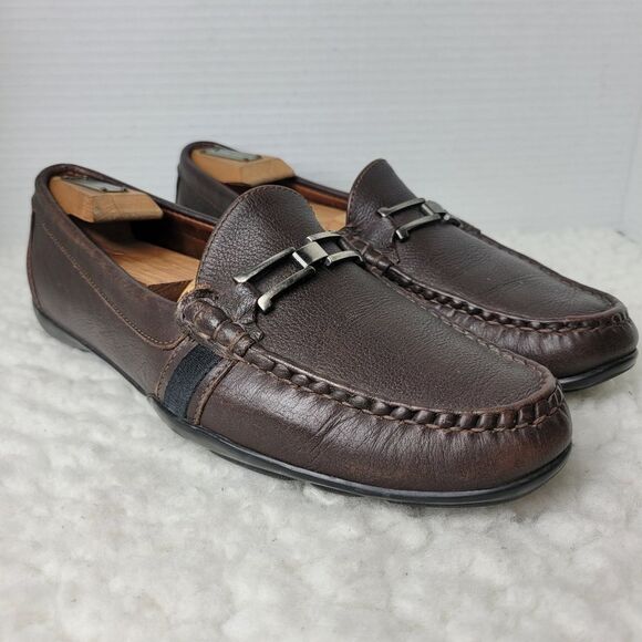 Allen Edmonds Highway 1 Men's Skse 10 D Casual Horsebit Driving Loafers Shoes - Picture 1 of 11
